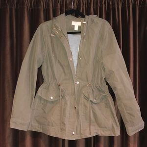 green light waterproof jacket